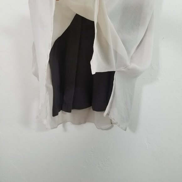 Theory Silk Sleeveless Top Blouse Minimalist Size S - Picture 3 of 7